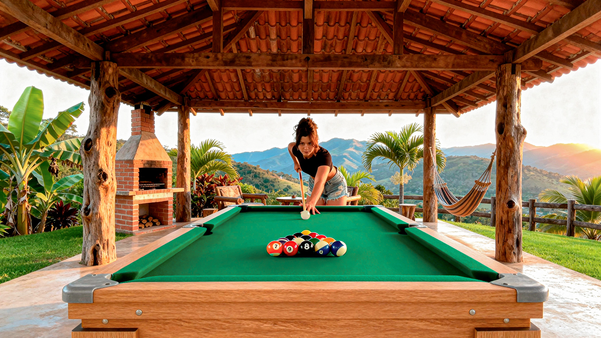 Mesa em uso - ambiente 1